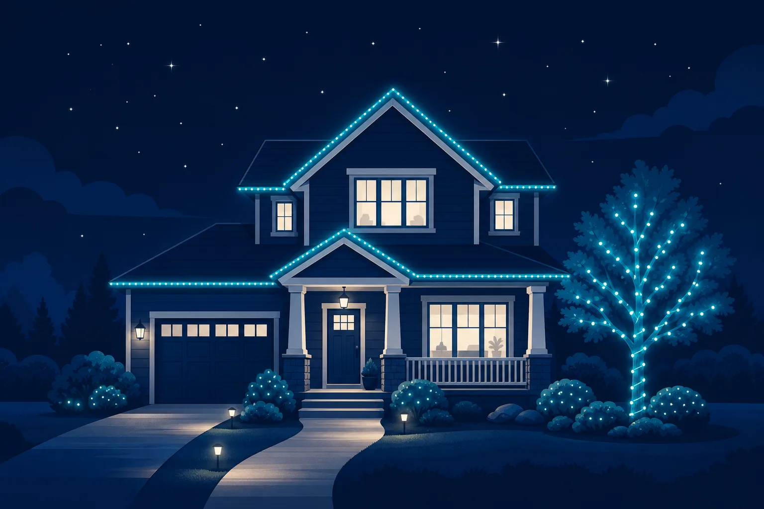 How to Build a Website for a Holiday Lighting Installer That Books the Season