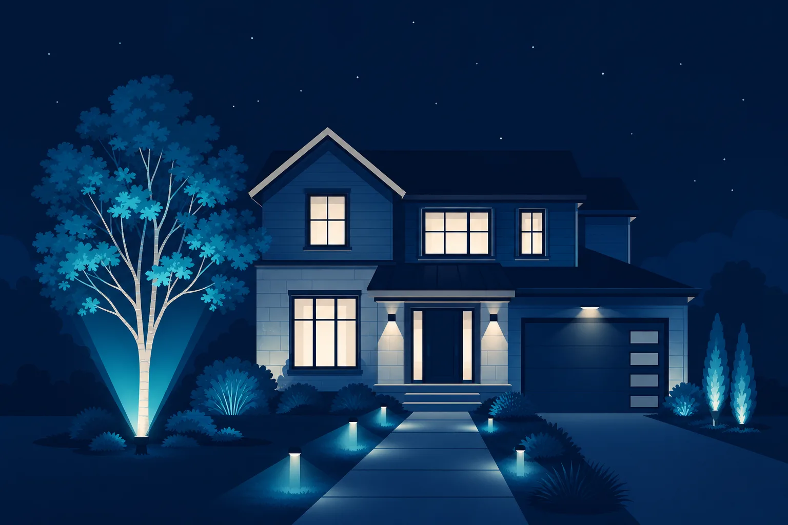 How to Build a Website for a Landscape Lighting Company That Books Installs