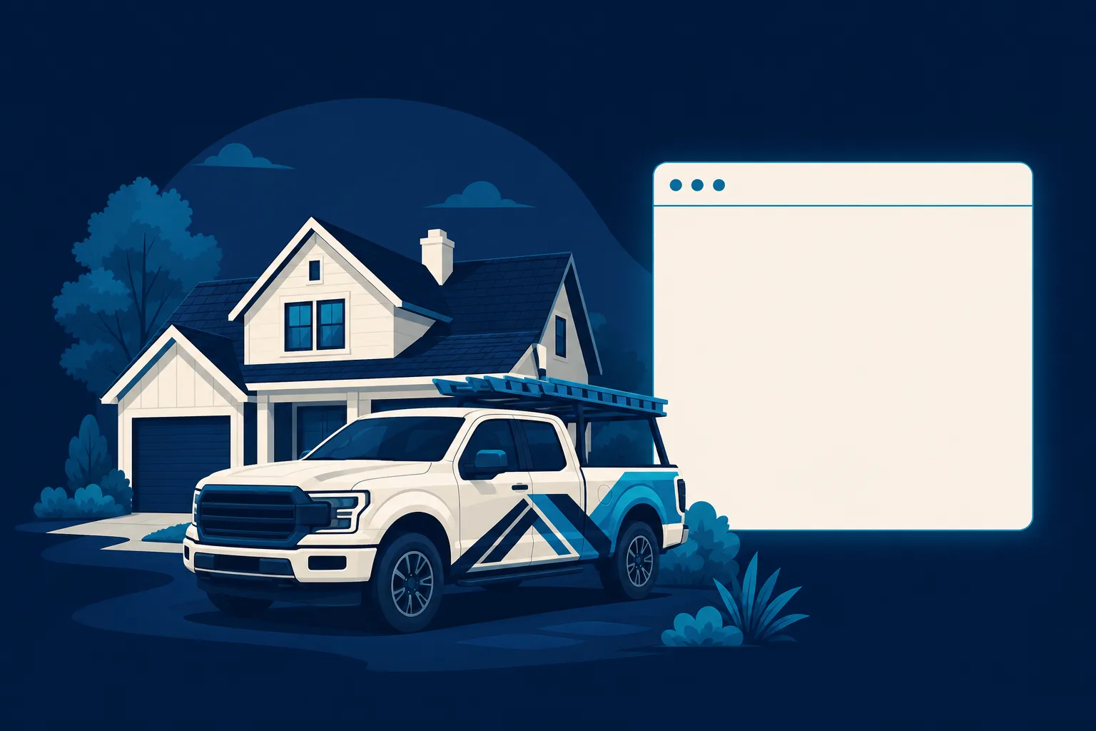 How to Get a Website for a New Roofing Company (No Jobs Yet)