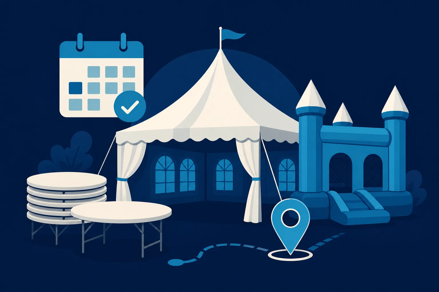 How to Build a Website for a Party Rental Company That Books Events