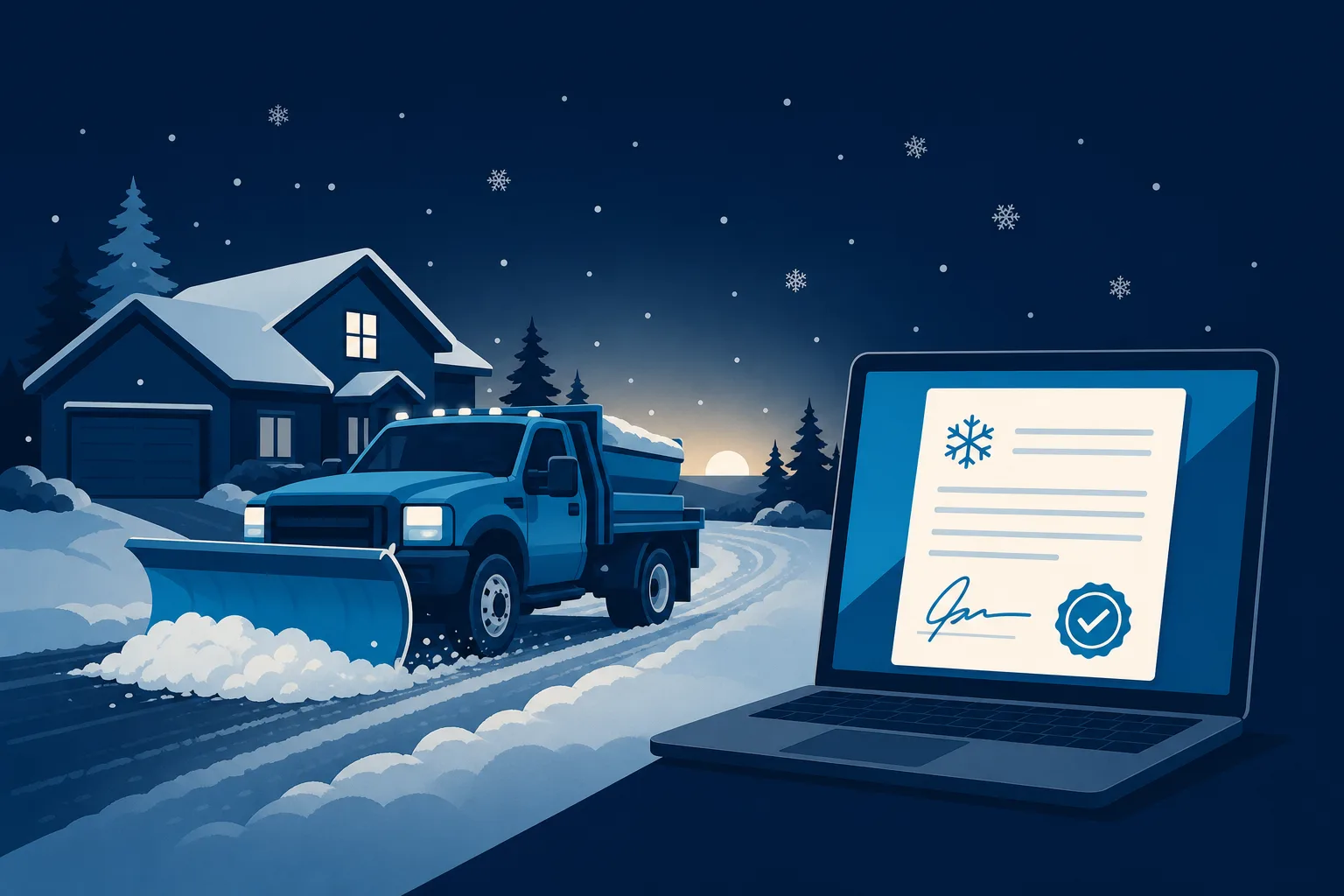 How to Build a Website for a Snow Removal Business That Books Contracts