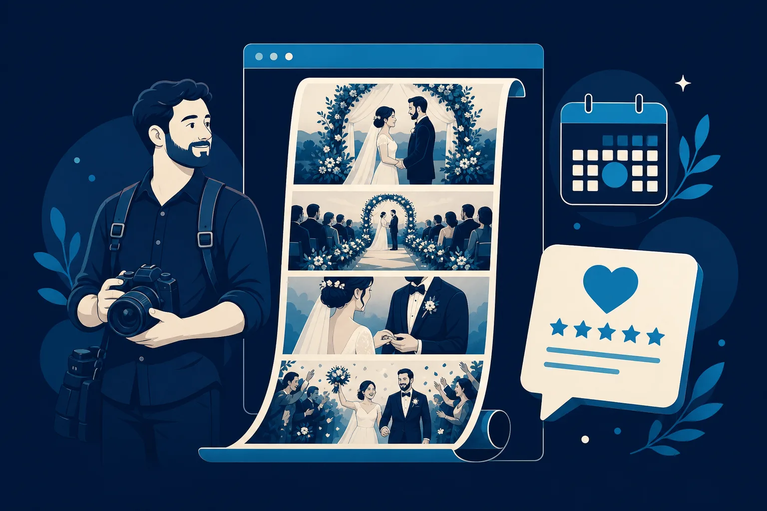 How to Build a Website for a Wedding Photographer That Books the Season