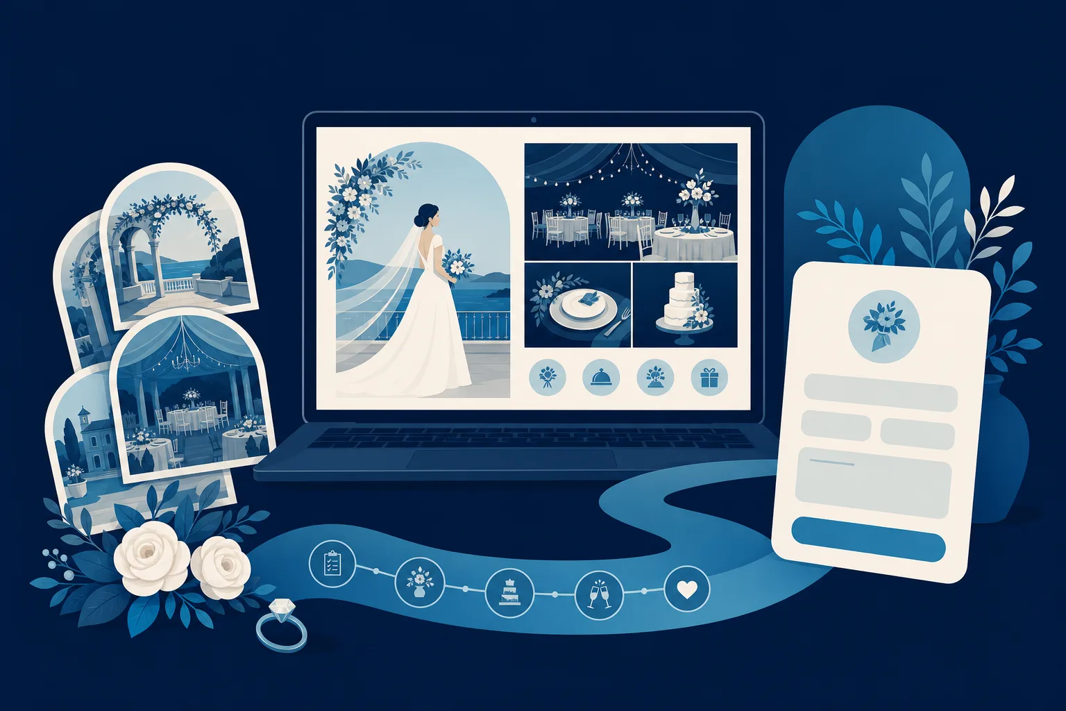 How to Build a Website for a Wedding Planner That Books Weddings