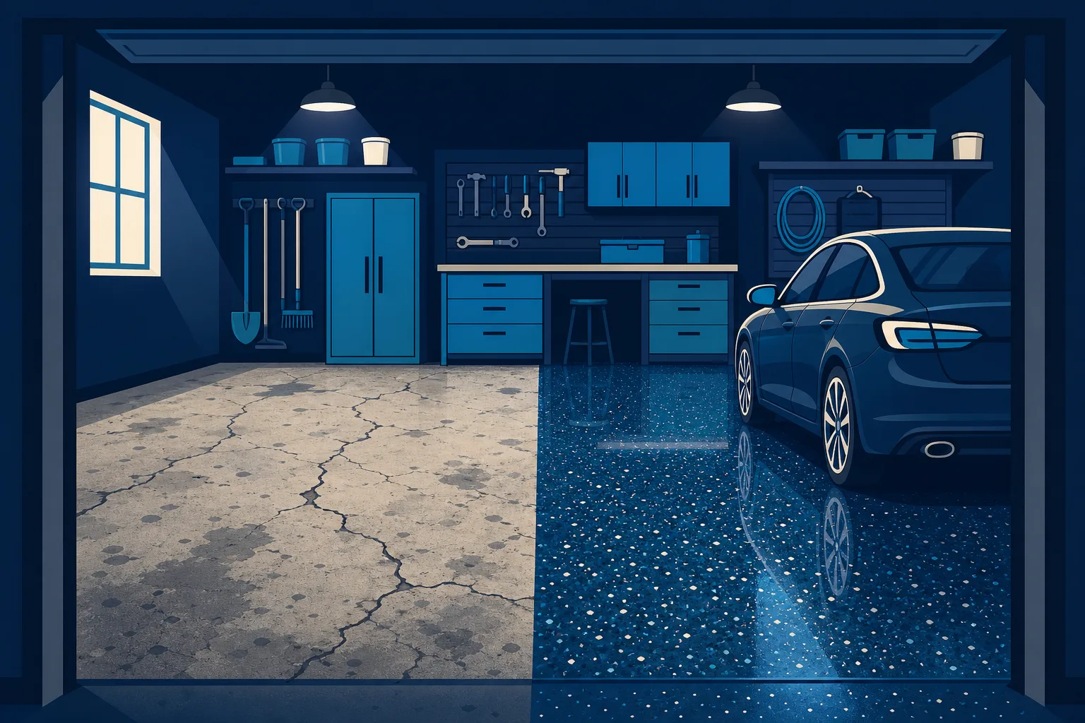 How to Build a Website for an Epoxy Flooring Company That Books Garage Jobs